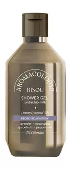 Гель для душа с аромамаслами и экстрактом фисташки Bisou Aromacologie Relaxation Pistachio Milk Shower Gel