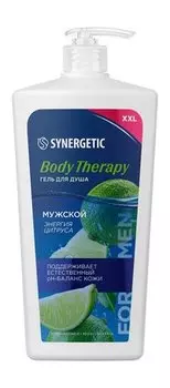 Гель для душа с ароматом цитруса Synergetic Body Therapy Мужской гель для душа Энергия цитруса
