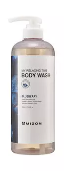 Гель для душа с ароматом голубики Mizon My Relaxing Time Blueberry Body Wash