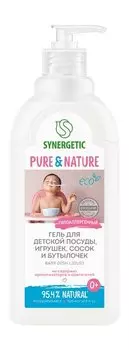 Гель для мытья детской посуды, сосок, бутылочек и игрушек Synergetic Pure & Nature Baby Dish Liquid