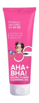 Гель для умывания против несовершенств с Aha и Bha кислотами Professor SkinGood AHA+BHA! Double Power Cleansing Gel