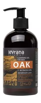 Гель для умывания с экстрактом коры английского дуба Levrana Men Oak Cleansing Gel