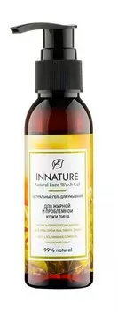 Гель для умывания с экстрактом курильского чая Innature Natural Face Wash Gel Для жирной и проблемной кожи