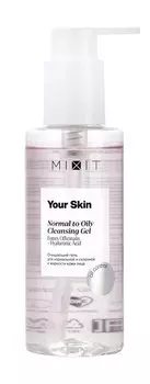 Гель для умывания жирной кожи лица Mixit Your Skin Normal to Oily Cleansing Gel