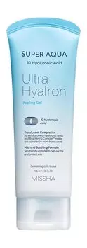 Гель-скатка для лица с гиалуроновой кислотой Missha Super Aqua Ultra Hyalron Peeling Gel