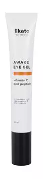 Гель вокруг глаз с витамином C и пептидами Likato Professional Awake Eye Gel Vitamin C and Peptide