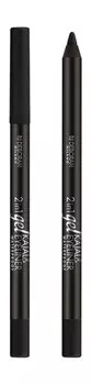 Гелевый карандаш для век 2-в-1 Deborah Milano 2 in 1 Gel Kajal and Eyeliner Pencil
