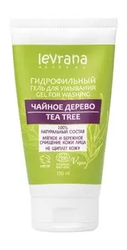 Гидрофильный гель для умывания с эфирным маслом чайного дерева Levrana Гидрофильный Гель для умывания Чайное дерево