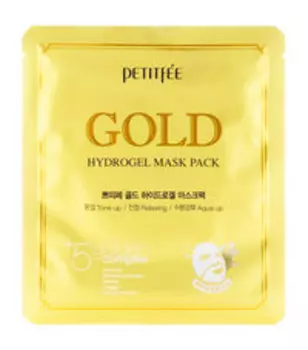 Гидрогелевая маска для лица с золотом Petitfee Gold Hydrogel Mask Pack