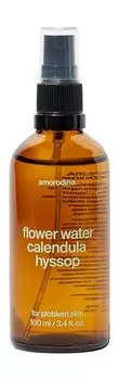 Гидролат иссопа и календулы для проблемной кожи SmoRodina Flower Water Calendula & Hyssop