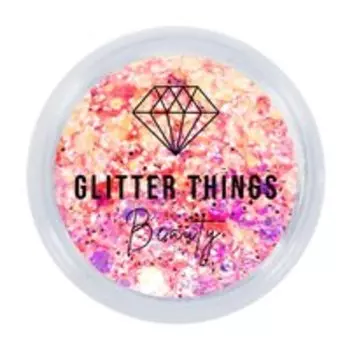 Глиттер-гель для лица, тела и волос Glitter Things Гель-блестки Коралловое море