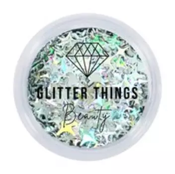 Глиттер-гель для лица, тела и волос Glitter Things Гель-блестки Радужное небо