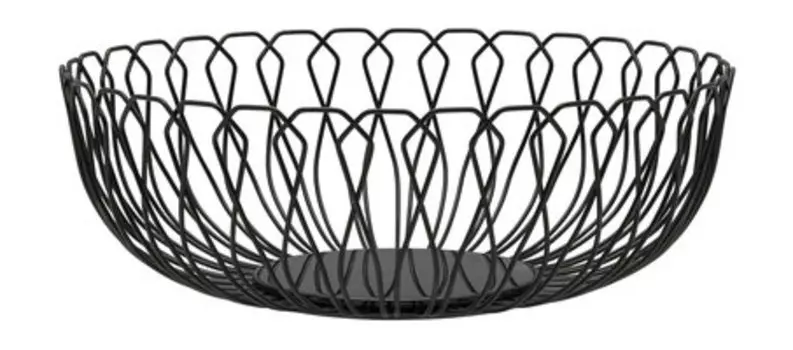 Хлебная корзина из нержавеющей стали 25 см Degrenne Cruz Noir Bread Basket