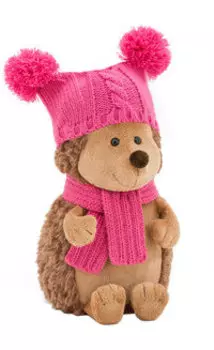 Игрушка Orange Toys Ежинка Колючка в шапке с двумя помпонами