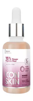 Интенсивный антивозрастный пептидный 15% пилинг для лица Icon Skin Re:Age 15% Power Peptide Peel