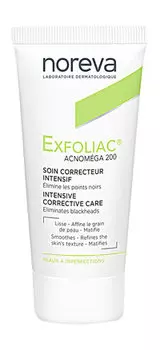 Интенсивный корректирующий крем для проблемной кожи лица Noreva Exfoliac Acnomega 200 Intensive Corrective Care
