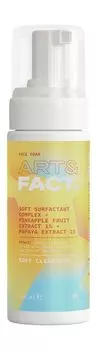 Энзимная пенка для умывания с комплексом мягких ПАВ Art&Fact. Soft Cleansing Face Foam