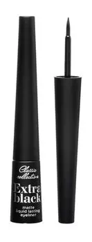 Экстрачерная матовая подводка для глаз Parisa Cosmetics Classic Collection Extra Black Matte Liquid Eyeliner