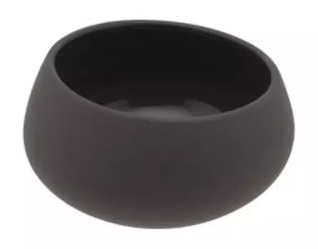 Керамическая чаша 70 мл Degrenne Bahia Noir Carbone Mini Bevelled Casserole
