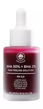 Кислотный пилинг для лица NSC Name Skin Care AHA 30% + BHA 2% Face Peeling Solution