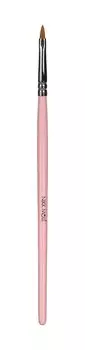 Кисть для окрашивания бровей и четких линий Nikk Mole Pink Brush 73