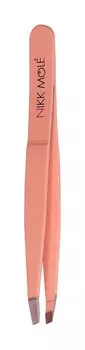 Классический пинцет для бровей Nikk Mole Peach Classic Tweezers