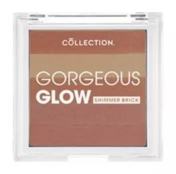 Компактные румяна для лица с эффектом мерцания Collection Gorgeous Glow Shimmer Brick: Blush