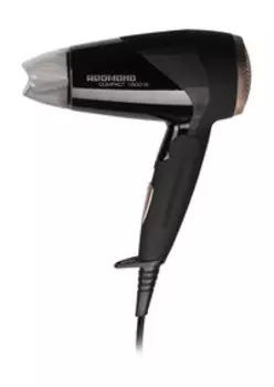 Компактный облегченный фен для волос Redmond Compact Series Фен RF-528 Черный