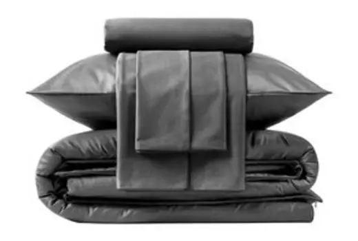 Комплект постельного белья с серебряными нитями Soft Silver Diamond Серый космос Комплект постельного белья