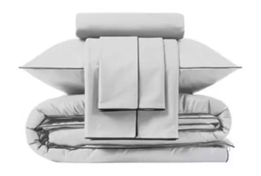 Комплект постельного белья с серебряными нитями Soft Silver Благородное серебро Комплект постельного белья