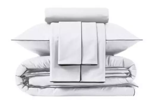 Комплект постельного белья с серебряными нитями Soft Silver Альпийский снег Комплект постельного белья