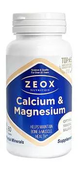 Комплекс для здоровья костей и зубов Zeox Nutrition Calcium & Magnesium