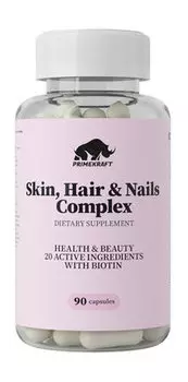 Комплекс для здоровья кожи, волос и ногтей в капсулах Primekraft Skin, Нair & Nails Complex