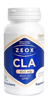 Коньюгированная линолевая кислота в капсулах Zeox Nutrition CLA 800 mg