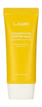 Концентрированная ночная маска для лица с коллагеном и юдзу L.Sanic Collagen & Yuja Concentrated Sleeping Mask