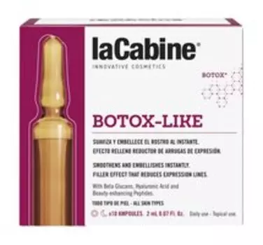 Концентрированная сыворотка для лица в ампулах с эффектом ботокса la Cabine Botox Like Ampoules
