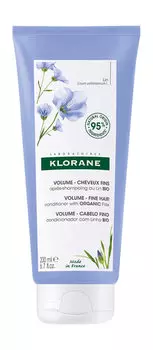 Кондиционер для объема волос с экстрактом льняного волокна Klorane Volume Conditioner with Organic Flax
