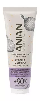 Кондиционер для укрепления и стимулирования роста волос с биотином Anian Stimulates Hair Growth & Antioxidant Onion Extract and Biotin Conditioner