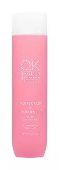 Кондиционер для увлажнения и придания объема O.K.Beauty Moisturize & Volumize Hair Conditioner