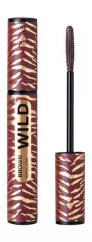 Коричневая тушь для ресниц Stellary Wild Mascara Brown