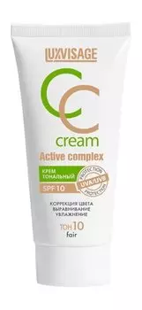 Корректирующий и выравнивающий CC-крем Luxvisage CC Cream Active Complex SPF 10