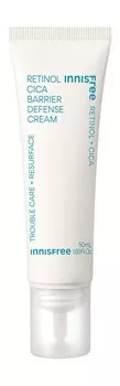 Корректирующий крем для лица с ретинолом и центеллой азиатской Innisfree Retinol Cica Barrier Defense Cream