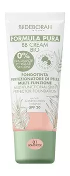 Корректирующий тональный ВВ-крем для лица Deborah Milano Formula Pura BB Cream Bio SPF 20