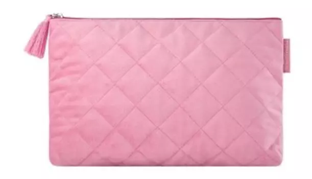 Косметичка Гурмандиз Бархатная Косметичка-Конверт Розовая
