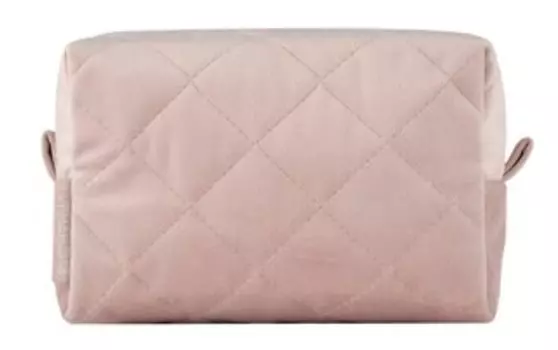 Косметичка Гурмандиз Бархатная косметичка Квадратная Бежевая