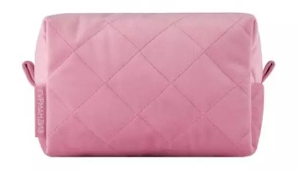 Косметичка Гурмандиз Бархатная косметичка Квадратная Розовая