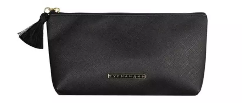Косметичка Гурмандиз Косметичка Сафьяновая Малая Черная