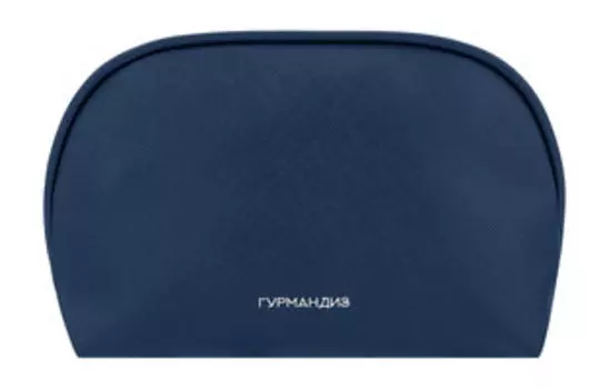 Косметичка Гурмандиз Косметичка Сафьяновая Синяя Средняя
