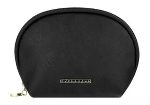 Косметичка Гурмандиз Сафьяновая Косметичка Черная Средняя
