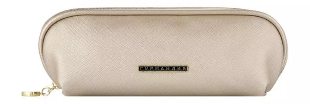 Косметичка Гурмандиз Сафьяновая Косметичка Золотая Малая